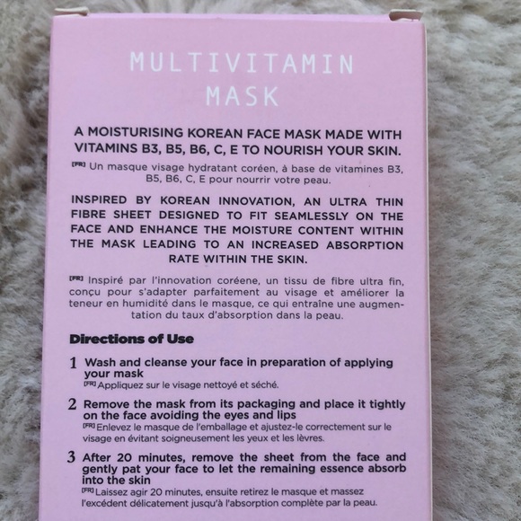 Vitamasques Multivitamin Mask (5 pack) NWT! - Picture 2 of 3